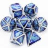 Haxtec Metal DND Dice Set Cold Snap Real Scene Silver Blue Purple Polyhedral Dice W/PU Leather Dragon Eye Dice Bag For TTRPG D&D 5e Spell Dungeons And Dragons Gifts Role Playing Games -Folkmanis Toys Shop 51Z31E0KkZL