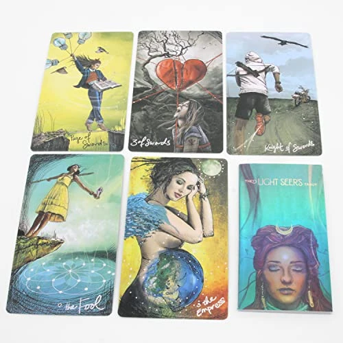 Abulaicey Tarot Cards, The Light Seers Tarot Cards Deck By Chris-Anne, Love Tarot Cards With Guidebook For Beginners Experts, Classic Pocket 78 Standard Size Oracle Tarot Cards Set Unique 5 Abulaicey Tarot Cards, The Light Seers Tarot Cards Deck By Chris-Anne, Love Tarot Cards With Guidebook For Beginners Experts, Classic Pocket 78 Standard Size Oracle Tarot Cards Set Unique - Image 3