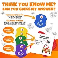 Really?! Fun Family Games For Game Night With Conversation Cards For Families To Get Everyone Talking, Ice Breaker Game For Adults-Getting To Know You Games, Fun Gifts For Adults, Teens And Kids -Folkmanis Toys Shop 51ZD8KSSLnL