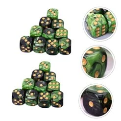 Polyhedral Dice 25pcs 6 Acrylic Dice Role Playing Dice Bulk Dice D20 Dice Green Dice For Women Dice Table Dice Black D6 Desktop Game Props Bulk Dice Table Game Party Dice 12 Polyhedral Dice 25pcs 6 Acrylic Dice Role Playing Dice Bulk Dice D20 Dice Green Dice For Women Dice Table Dice Black D6 Desktop Game Props Bulk Dice Table Game Party Dice -Folkmanis Toys Shop 51ZE8bIZQtL