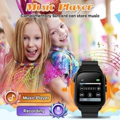 Waterproof Kids Game Watch For Girls Boys Age 3-10 With 1.44'' Touch Screen 26 Puzzle Game Music Camera Video Recorder 12/24 Hr Clock Pedometer Flashlight Alarm Calendar Children Learning Toys 13 Waterproof Kids Game Watch For Girls Boys Age 3-10 With 1.44'' Touch Screen 26 Puzzle Game Music Camera Video Recorder 12/24 Hr Clock Pedometer Flashlight Alarm Calendar Children Learning Toys -Folkmanis Toys Shop 51ZcppATR8L
