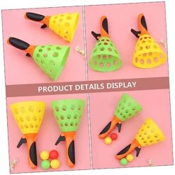 Ibasenice 6 Pairs Bouncing Ball Kids Outdoor Play Set Outdoor Baby Toys Kids Playset Ball Catcher Toy Cup And Ball Toy Baby Ball Toys Catch Game With Ball Outdoor Ball Play Game Outdoor Game -Folkmanis Toys Shop 51ZetLc66wL