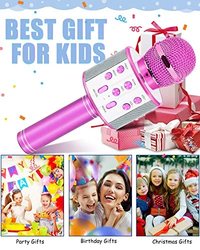 Dodosky Gifts For Girls Age 4-12, Karaoke Microphone Gifts For 4 5 6 7 8 9 10 11 12 Year Old Girls Toys For 4-12 Year Old Girls Birthday Gifts For 3-10 Year Old Girl - Purple 8 Dodosky Gifts For Girls Age 4-12, Karaoke Microphone Gifts For 4 5 6 7 8 9 10 11 12 Year Old Girls Toys For 4-12 Year Old Girls Birthday Gifts For 3-10 Year Old Girl - Purple - Image 6