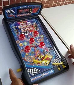 Trisquirrel Pinball Machine, Electronic Tabletop Pinball Game, 16.5 Inch Table Pinball With Lights & Sounds, LED Digital Scoreboard- Suitable For Age 8+ To Adults -Folkmanis Toys Shop 51ZpOxIrIPL