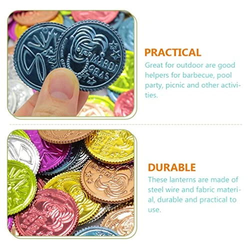 Playdo Plastic Game Coin Colored Pirate Coins Treasure Gems Jewelry Playset 100pcs Circus Clown Coin For Carnival Halloween Party Favor Style 3 Tots Toys 5 Playdo Plastic Game Coin Colored Pirate Coins Treasure Gems Jewelry Playset 100pcs Circus Clown Coin For Carnival Halloween Party Favor Style 3 Tots Toys - Image 3