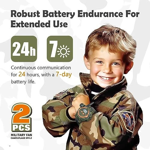 Rechargeable Walkie Talkies For Kids,Two-Way Radio Walky Talky With Flashlight Children Long Range,2 Pack Interphone Toy For Kids Age 6-12 Outdoor Game For Kids Ages 4-8 Gifts For Boy And Girl 7 Rechargeable Walkie Talkies For Kids,Two-Way Radio Walky Talky With Flashlight Children Long Range,2 Pack Interphone Toy For Kids Age 6-12 Outdoor Game For Kids Ages 4-8 Gifts For Boy And Girl - Image 5