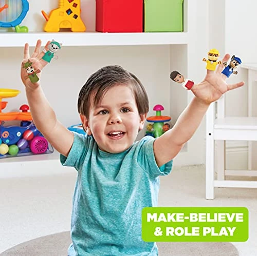 Ginsey Nickelodeon PAW Patrol 10 Piece Finger Puppet - Party Favors, Educational, Bath Toys, Floating Pool Toys, Beach Toys, Finger Toys, Story Time, Playtime 4 Ginsey Nickelodeon PAW Patrol 10 Piece Finger Puppet - Party Favors, Educational, Bath Toys, Floating Pool Toys, Beach Toys, Finger Toys, Story Time, Playtime - Image 2