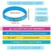 48 Pcs Bible Verse Bracelets Christian Scripture Bracelets Jesus Wristbands Religious Motivational Rubber Bracelets With Sayings Colored Spiritual Faith Hope Belief For Adult Kids -Folkmanis Toys Shop 51ZzFUtghTL
