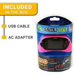 Handheld Portable Digital Screen 200 Preloaded Games , 2.7” Color Display Pink -Folkmanis Toys Shop 51a6Nt1HMPL