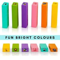 NimNik Wooden Blocks Stacking Building Game - Tumbling Tower Indoor Kid Games For Kids Ages 6-8 Year And Up | 54 Pcs Wooden Blocks For Kids Ages 4-8 -Folkmanis Toys Shop 51aA3hwTfPL