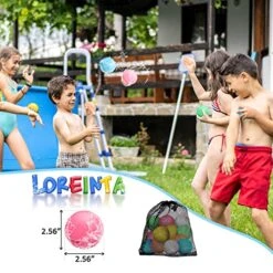 Reusable Water Bomb Balloons,Quick To Fill Self-Sealing Silicone Water Ball Suitable For Children Adults For Outdoor Water Games And Activities During Summer Summer Party Swimming Pools Activit -Folkmanis Toys Shop 51aAimEUijL