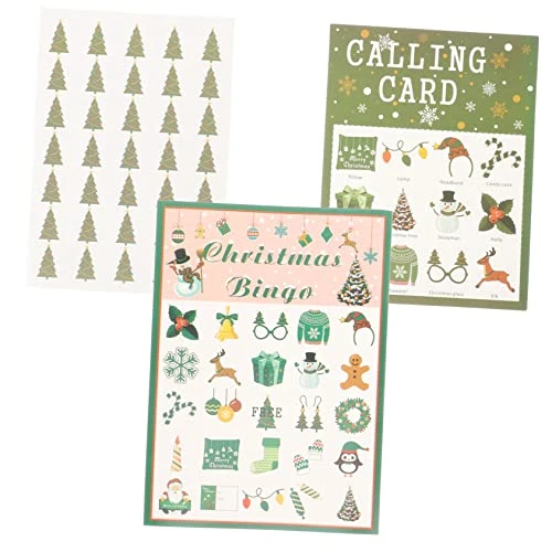 SAFIGLE 1 Set Funny Bingo Game Xmas Party Supplies Halloween Bingo Game Card Christmas Decor Christmas Party Game Supplies Christmas Bingo Game Party Ornaments Decorate Portable Toy 3 SAFIGLE 1 Set Funny Bingo Game Xmas Party Supplies Halloween Bingo Game Card Christmas Decor Christmas Party Game Supplies Christmas Bingo Game Party Ornaments Decorate Portable Toy