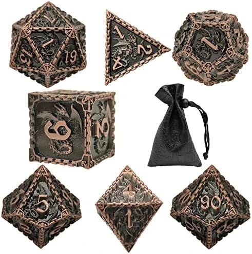 DND Dice Set D&D Metal MTG Trpg Dungeons And Dragons D20 Polyhedral Math Board Games Accessories Pathfinder Mechanical Dice Bag-Imitation Gold Purple 10 DND Dice Set D&D Metal MTG Trpg Dungeons And Dragons D20 Polyhedral Math Board Games Accessories Pathfinder Mechanical Dice Bag-Imitation Gold Purple - Image 8