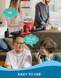 Hetyue 4Pcs Walkie Talkies For Kids Toys: Outdoor Toys For 3 4 5 6 7 8 9 10 11 12 Year Old Boys Girls Walkie Talkie Birthday Gifts - Long Range Camping Backyard Wakie-Talkies Party Favors Walky Talky -Folkmanis Toys Shop 51bAc0JFP1L