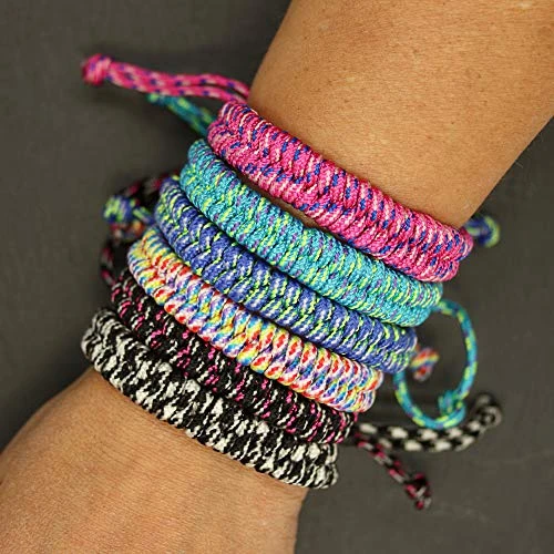 FROG SAC 6 Paracord Friendship Bracelets For Boys, Parachute Cord Braided Bracelet Set, Woven Braid String Jewelry, Easter Basket Fillers For Teens, Teenage Stocking Stuffers, Camping Party Favors 9 FROG SAC 6 Paracord Friendship Bracelets For Boys, Parachute Cord Braided Bracelet Set, Woven Braid String Jewelry, Easter Basket Fillers For Teens, Teenage Stocking Stuffers, Camping Party Favors - Image 7