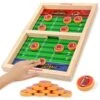 Coogam Fast Sling Puck Game, Wooden Sling Football Shot Board Game Large Table Interaction Speed Track Toy For Party Home Family Parents-Child Boys Girls Adult 2 Coogam Fast Sling Puck Game, Wooden Sling Football Shot Board Game Large Table Interaction Speed Track Toy For Party Home Family Parents-Child Boys Girls Adult -Folkmanis Toys Shop 51bGIRvQmDL