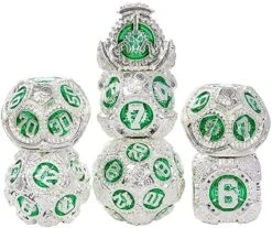 IUSTIDIE Metal Dice Set D&D, 7-Die DND Dice Metal Gear Dice With Dice Gift Bag For DND Dungeons And Dragons Role Playing Games (Red Copper Blue) -Folkmanis Toys Shop 51bJYz3dFmL. AC