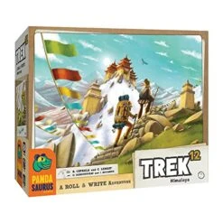 Trek 12 Himalaya Roll And Write Adventure Game | Mountain Climbing Strategy Game | Fun Dice Game For Adults And Kids | Ages 8+ | 1-50 Players | Avg. Playtime 15-30 Minutes | Made By Pandasaurus Games