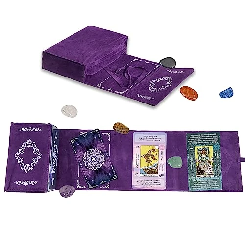 IXIGER Tarot Cards Set With Guide Book,Tarot Cards For Beginners,Tarot Cards Deck With Meanings On Them,Learning Tarot Deck Fortune Telling Game With Velvet Tarot Bag 7 IXIGER Tarot Cards Set With Guide Book,Tarot Cards For Beginners,Tarot Cards Deck With Meanings On Them,Learning Tarot Deck Fortune Telling Game With Velvet Tarot Bag - Image 5