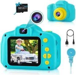 PROGRACE Kids Camera Girls Gift - Dual Selfie Kids Digital Camera Age 3 4 5 6 7 8 9 Year Old Children Camera Toys Christmas Birthday Gift Age 3-12 Toddler Camera Kids Video Camcorder Recorder -Folkmanis Toys Shop 51bYIb2VdyL. AC