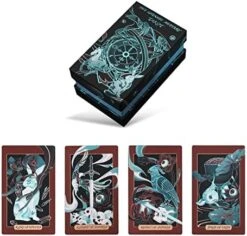 SOUL SPARKLE TAROT, Classic Tarot Cards Deck, Holographic Tarot Cards, Original Tarot Cards With Guidebook, The Untamed Mystery Tarot - 78-Card Tarot Deck With Original Art Style (The Mirage Deck) -Folkmanis Toys Shop 51bcpBHAhTL. AC 1