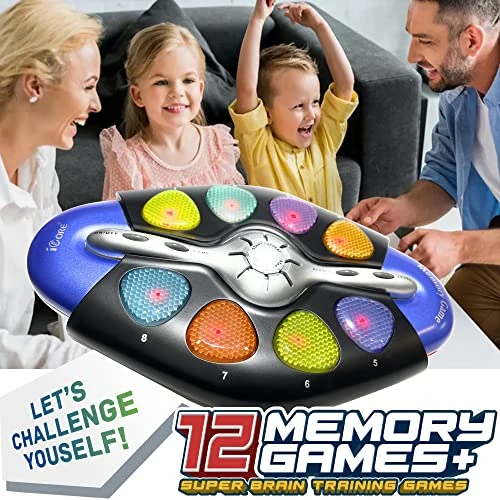 ICore Electronic Flashing Memory Game | 12-in-1 Handheld Brain Game For Kids | 1 Or 8 Players STEM Toy For Kids Boys And Girls | Fun Birthday Gift Toy For Kids Ages 6-12 Years Old 4 ICore Electronic Flashing Memory Game | 12-in-1 Handheld Brain Game For Kids | 1 Or 8 Players STEM Toy For Kids Boys And Girls | Fun Birthday Gift Toy For Kids Ages 6-12 Years Old - Image 2