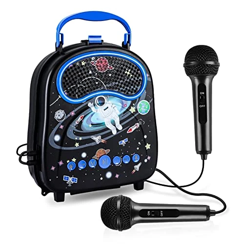 Kids Karaoke Machine For Boys Girls With 2 Microphone Portable Toddlers Singing Speaker Children Karaoke Toys With Voice Changer,Gifts For Birthday Holiday Christmas 3 Kids Karaoke Machine For Boys Girls With 2 Microphone Portable Toddlers Singing Speaker Children Karaoke Toys With Voice Changer,Gifts For Birthday Holiday Christmas