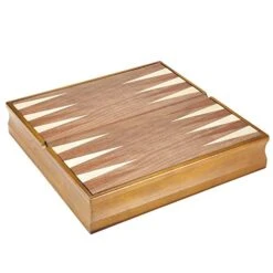 Hey! Play! 7-in-1 Classic Wooden Board Game Set – Old Fashioned Family Game Night Cards, Dice, Chess, Checkers, Backgammon, Dominoes And Cribbage (12-HY2691) 14 Hey! Play! 7-in-1 Classic Wooden Board Game Set – Old Fashioned Family Game Night Cards, Dice, Chess, Checkers, Backgammon, Dominoes And Cribbage (12-HY2691) -Folkmanis Toys Shop 51bjWTUKjRL