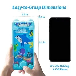 KOIJUMP Handheld Water Ring Toss Games,3 Packs,Travel Toys,Road Trip Essentials Kids,Retro Toys,Game Aqua Toy For Kids And Adults (Ocean) -Folkmanis Toys Shop 51bkUKTsixL