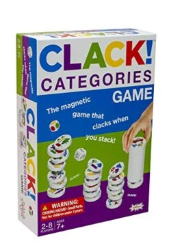 AMIGO Clack! Categories, Kids Magnetic Stacking Game For Ages 7+