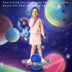 Anby Pogo Ball For Kids & Adults Up To 200lb, Balance Coordination Bouncing Pop Ball Cool Fun Challenging Fidget Toys Gifts For Boys Girls