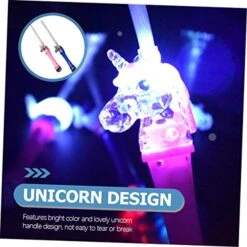 Abaodam 8 Pcs LED Game Concert Party Festival Dark Gifts The Color Wands Sword Dress Kids Colorful Christmas In Random Wand For Unicorn Costume Light Glowing New Up Flashing Glow Year 11 Abaodam 8 Pcs LED Game Concert Party Festival Dark Gifts The Color Wands Sword Dress Kids Colorful Christmas In Random Wand For Unicorn Costume Light Glowing New Up Flashing Glow Year -Folkmanis Toys Shop 51bzVVU9gXL