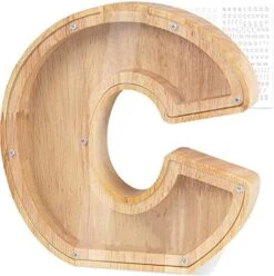 Weallbuy Piggy Bank For Kids Personalized A-Z Letter Piggy Bank Wooden Transparent Letter Money Box Decoration Creative Money Jar Gifts For Birthday, Christmas And Thanksgiving Day (B) -Folkmanis Toys Shop 51cCaGy5KPL. AC