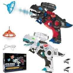 Fistone Laser Tag Gun Set With 2 Flying Drone, Infrared Multi-Function Toy Gun, Rechargeable Laser Tag Guns For Teen Kids, Birthday Gift Toys For Kids Ages 3-12+Year Old Boy & Girls