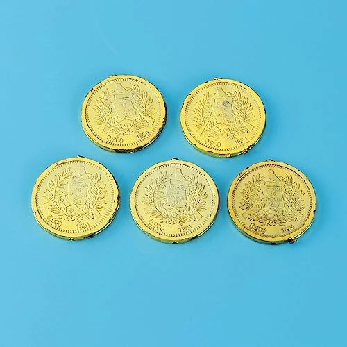 144 Pcs /2 Sets Pirates Gold Coins Plastic Currency Toy Game Props Chips Playset Party Favor For Kids 8 144 Pcs /2 Sets Pirates Gold Coins Plastic Currency Toy Game Props Chips Playset Party Favor For Kids - Image 6