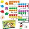 Magnetic Ten-Frame Set, Math Manipulative For Elementary, Math Counter Games For Kids Kindergarten, Montessori Number Blocks Toy For Kids, Kindergarten Classroom Must Haves 3 4 5 Year Old -Folkmanis Toys Shop 51cMFJszHFL