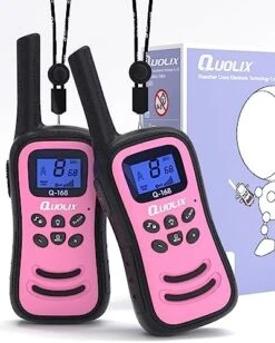 QUOLIX 2 Way Radios Walkie Talkies For Kids Long Range Rechargeable Kids Walkie Talkies 2 Pack, Perfect Kids Outdoor Toys Easter Christmas Birthday Gifts For Boys Girls Age 3-12 For Camping Hiking 19 QUOLIX 2 Way Radios Walkie Talkies For Kids Long Range Rechargeable Kids Walkie Talkies 2 Pack, Perfect Kids Outdoor Toys Easter Christmas Birthday Gifts For Boys Girls Age 3-12 For Camping Hiking -Folkmanis Toys Shop 51cPKWrhzvL. AC