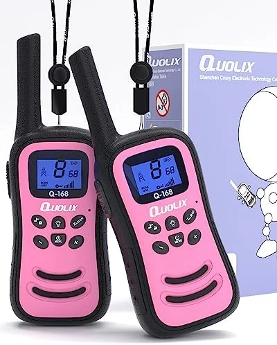 QUOLIX 2 Way Radios Walkie Talkies For Kids Long Range Rechargeable Kids Walkie Talkies 2 Pack, Perfect Kids Outdoor Toys Easter Christmas Birthday Gifts For Boys Girls Age 3-12 For Camping Hiking 11 QUOLIX 2 Way Radios Walkie Talkies For Kids Long Range Rechargeable Kids Walkie Talkies 2 Pack, Perfect Kids Outdoor Toys Easter Christmas Birthday Gifts For Boys Girls Age 3-12 For Camping Hiking - Image 9