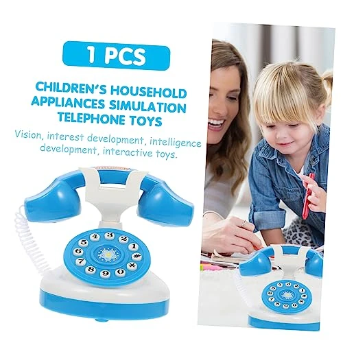 Ibasenice 5 Pcs Simulated Phone Retro Landline Telephone Kids Talking Toys Baby Pretend Phone Kids Basket Music Decor Tabletop Accessories Home Appliance Toy Fake Telephone Toy Child Toy Boy 5 Ibasenice 5 Pcs Simulated Phone Retro Landline Telephone Kids Talking Toys Baby Pretend Phone Kids Basket Music Decor Tabletop Accessories Home Appliance Toy Fake Telephone Toy Child Toy Boy - Image 3