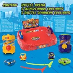 SUPERTHINGS Battle Arena – Contains 1 Arena, 2 Exclusive Battle Spinners & 2 Exclusive SuperThings 9 SUPERTHINGS Battle Arena – Contains 1 Arena, 2 Exclusive Battle Spinners & 2 Exclusive SuperThings -Folkmanis Toys Shop 51cbhq1UoCL