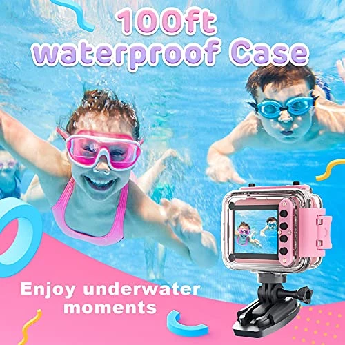 Ziegoal Kids Watch And Waterproof Camera Toys For 8-10 Years Old Girls, Toddler Christmas Birthday Gifts For Girls Age 5 6 7 8 9 9 Ziegoal Kids Watch And Waterproof Camera Toys For 8-10 Years Old Girls, Toddler Christmas Birthday Gifts For Girls Age 5 6 7 8 9 - Image 7