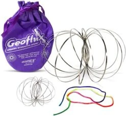 Original GeoFlux Mesmerizing 3-D Kinetic Sculpture & Interactive Spring Toy (Duo: 1 Large + 1 Finger-Size) -Folkmanis Toys Shop 51cg mtZWkL. AC