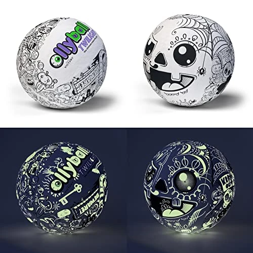 Ollyball Twilight - Glow In The Dark, Color-in Ball For Full-Force Indoor And Outdoor Play! 4 Ollyball Twilight - Glow In The Dark, Color-in Ball For Full-Force Indoor And Outdoor Play! - Image 2