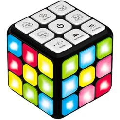 Flashing Cube Electronic Memory & Brain Game, RCPLAGA 7-in-1 Handheld Game For Kids, Smart Music Game Cube For Kids Boys And Girls, Fun Gift Toy For Kids Ages 6-12 Years Old