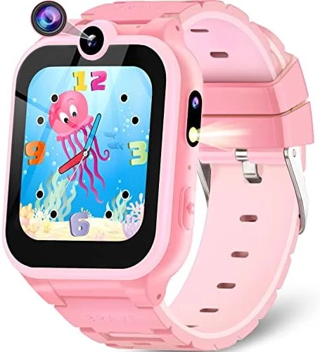 MAVREC TOYS Smart Watch For Kids, Kids Watch Toy Gifts For Girls Age 3-12, Touchscreen Kids Smart Watches Girls With 2 Cameras 18 Games Alarm 12/24 Hr Video Music Player Pedometer Flashlight (Pink) 8 MAVREC TOYS Smart Watch For Kids, Kids Watch Toy Gifts For Girls Age 3-12, Touchscreen Kids Smart Watches Girls With 2 Cameras 18 Games Alarm 12/24 Hr Video Music Player Pedometer Flashlight (Pink) - Image 6