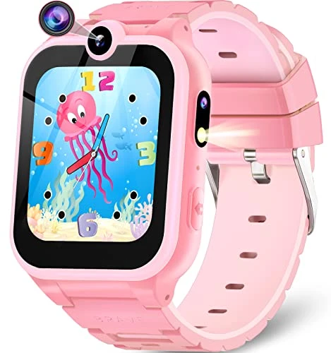 MAVREC TOYS Smart Watch For Kids, Kids Watch Toy Gifts For Girls Age 3-12, Touchscreen Kids Smart Watches Girls With 2 Cameras 18 Games Alarm 12/24 Hr Video Music Player Pedometer Flashlight (Pink) 3 MAVREC TOYS Smart Watch For Kids, Kids Watch Toy Gifts For Girls Age 3-12, Touchscreen Kids Smart Watches Girls With 2 Cameras 18 Games Alarm 12/24 Hr Video Music Player Pedometer Flashlight (Pink)