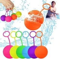 LyssKMK 12 Pcs Reusable Quick-Fill Water Balloons For Kids Silicone Water Splash Bombs Toys For Outdoor Yard/Pool Water Games And Summer Fun Parties, Boys And Girls Outdoor Toys -Folkmanis Toys Shop 51d1YBqR BL. AC