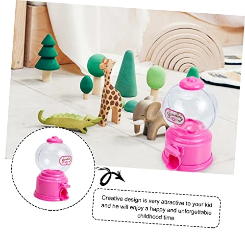 Ibasenice 2pcs Mini Sugar Machine Plastic Container Toys For Kids Claw Machine Toys Hotdog Roller Machine Kids Piggy Bank Bubble Gum Candy Dispenser Abs Pink Mini Candy Twisters Coin 6 Ibasenice 2pcs Mini Sugar Machine Plastic Container Toys For Kids Claw Machine Toys Hotdog Roller Machine Kids Piggy Bank Bubble Gum Candy Dispenser Abs Pink Mini Candy Twisters Coin - Image 4