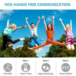 Wishouse Walkie Talkies For Kids 4 Pack,Family Walky Talky Adults Childrens Radio Long Range,Outdoor Camping Fun Toys Birthday Present Xmas Gifts For 3 4 5 6 7 8 9 10 Year Old Girls Boys (No Battery) -Folkmanis Toys Shop 51dIT3jdZoL 1