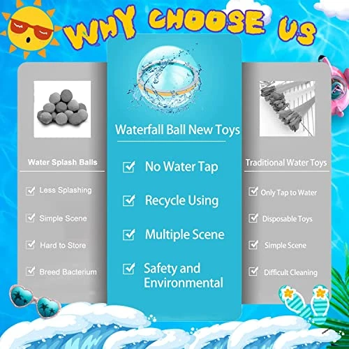 Reusable Water Balloons Quick Fill For Kids, Magnetic Latex-Free Silicone Water Ball With Mesh Bag, Self-Sealing Water Bomb For Kids Adults Outdoor Water Games Toy Summer Party Supplies(12 Pack) 3 Reusable Water Balloons Quick Fill For Kids, Magnetic Latex-Free Silicone Water Ball With Mesh Bag, Self-Sealing Water Bomb For Kids Adults Outdoor Water Games Toy Summer Party Supplies(12 Pack)